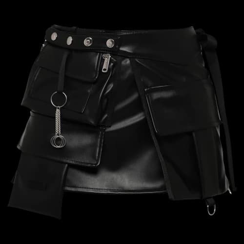 Coperni Explorer Mini Skirt 'Black'