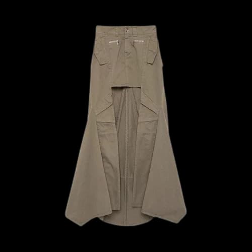 Coperni Paneled Cargo Maxi Skirt 'Khaki'