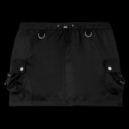 Coperni Tailored Cargo Mini Skirt 'Black'