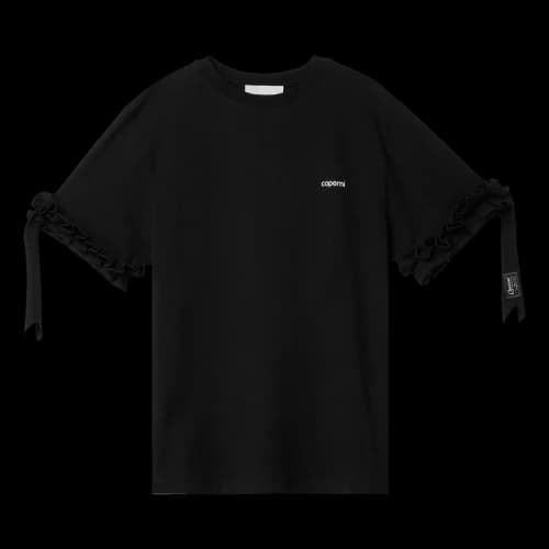 Coperni Ruffle Logo Boxy T-Shirt 'Black'