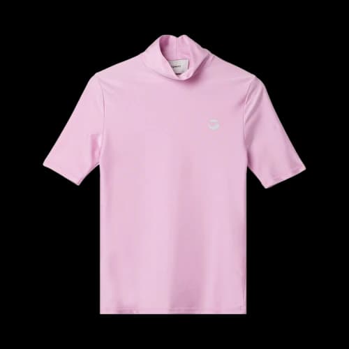 Coperni High Neck Fitted Top 'Pink'
