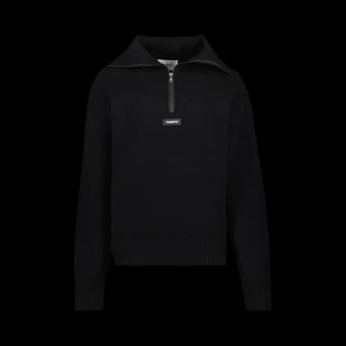 Coperni Half Zip Boxy Sweater 'Black'