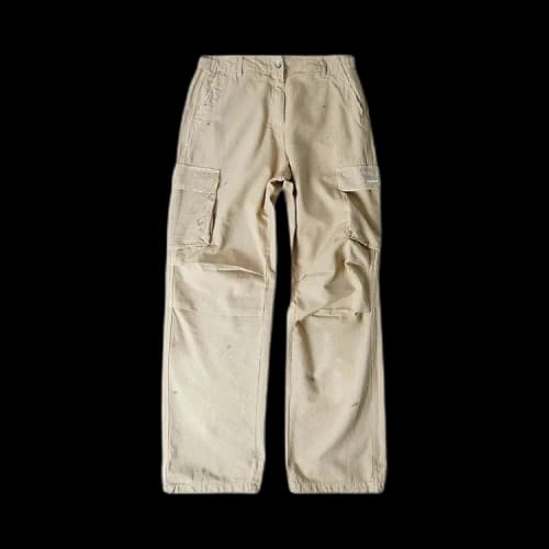 Coperni Wide Leg Cargo Trousers 'Beige'