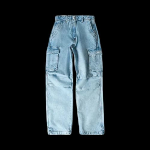 Coperni Denim Cargo Trousers 'Blue'