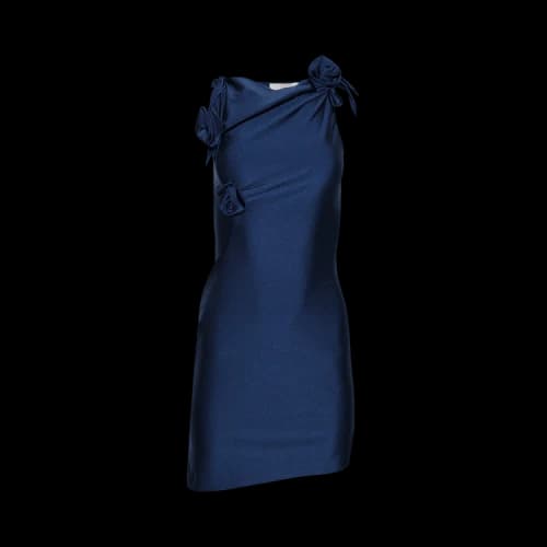 Coperni Flower Dress 'Blue Isola'