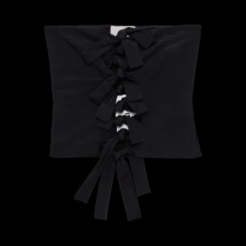 Coperni Knotted Gala Top 'Black'