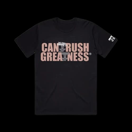 Corteiz x Cental Cee Can't Rush Greatness Tee Black