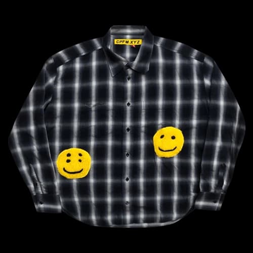 Cactus Plant Flea Market Double Vision Check Shirt 'Black'