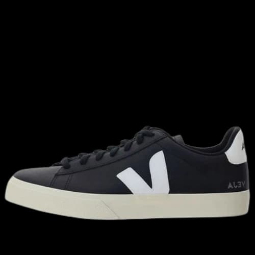 Veja Campo Leather Lace-Up 'Black White'