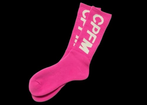 Cactus Plant Flea Market Tube Socks Pink