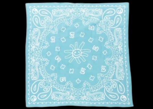 Cactus Plant Flea Market Flash Bandana Blue