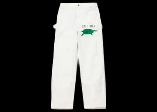 Cactus Plant Flea Market I'M Tired Painter Pant White