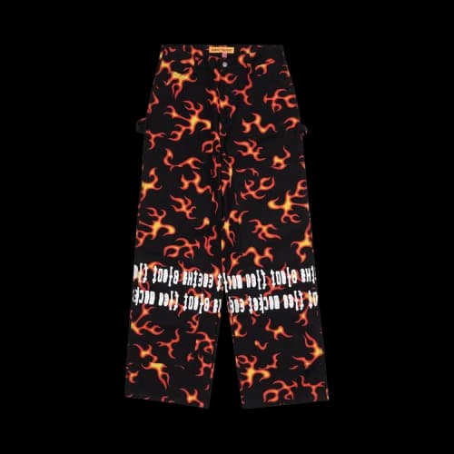 Cactus Plant Flea Market Double Knee Hi-Vis Pants 'Black'