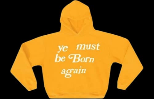 Cactus Plant Flea Market Born Again Hooded Sweatshirt 'Yellow'