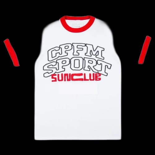 Cactus Plant Flea Market Sports Phys Ed Ringer Tee 'White'
