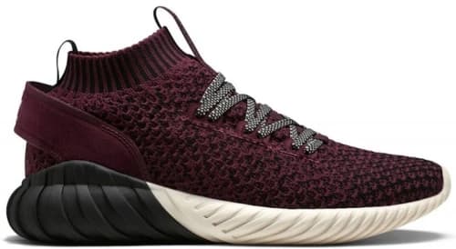adidas Tubular Doom Sock Maroon