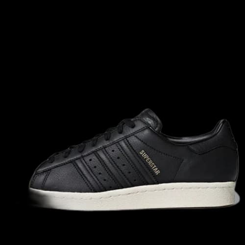 adidas originals Superstar 80s 'Black Red'