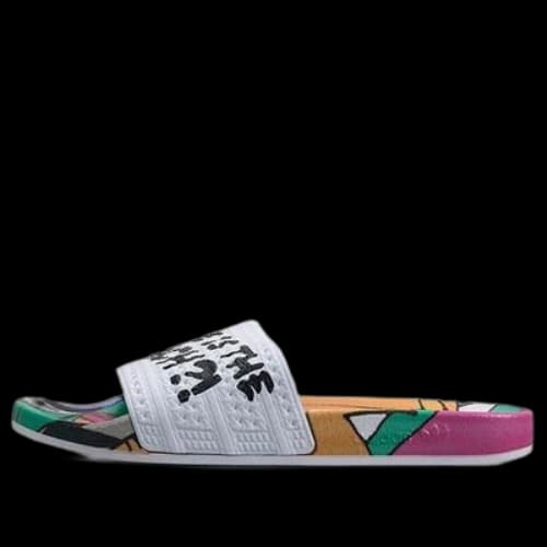 adidas Adilette Slides Multicolor 'White'