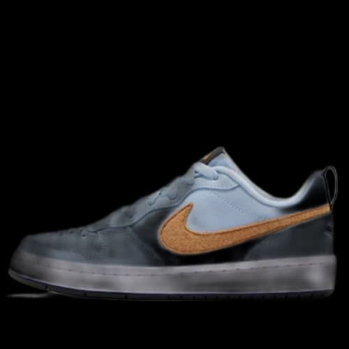 (GS) Nike Court Borough Low 2GS 'Blue Brown White'