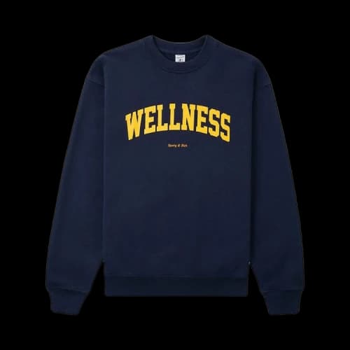 Sporty & Rich Wellness Ivy Crewneck 'Navy'