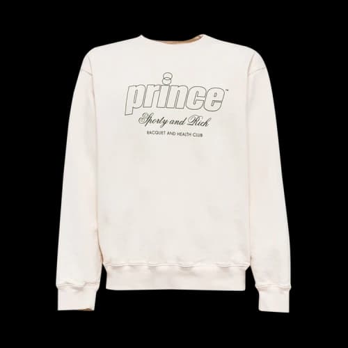 Sporty & Rich Prince Health Crewneck 'Cream'