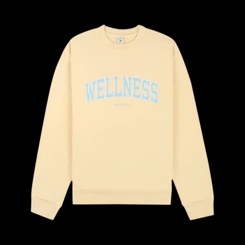 Sporty & Rich Wellness Ivy Crewneck 'Almond/H2O'