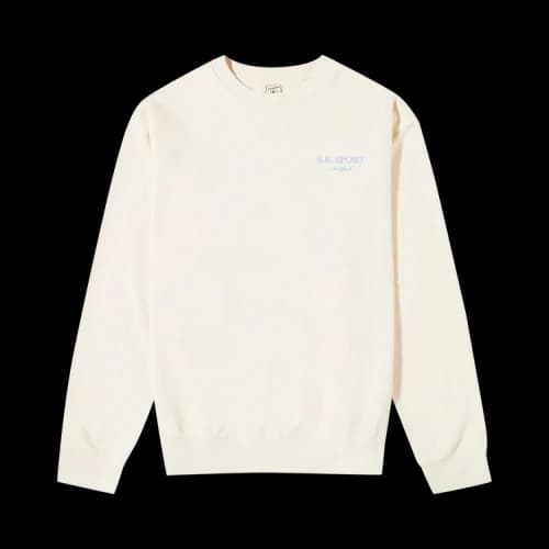 Sporty & Rich Wimbledon Crewneck 'Milk'