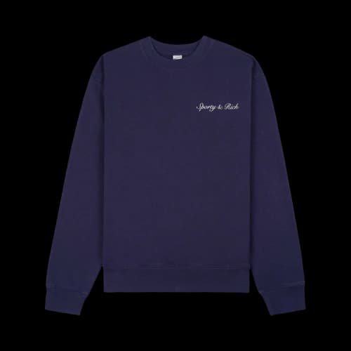 Sporty & Rich Syracuse Crewneck 'Navy'