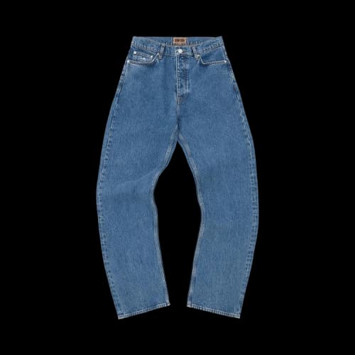 Corteiz Dual Stripe Baggy Jeans 'Midwash'