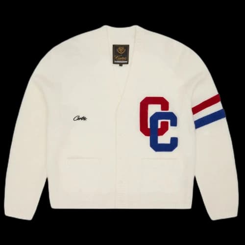 Corteiz College Cardigan 'Cream'