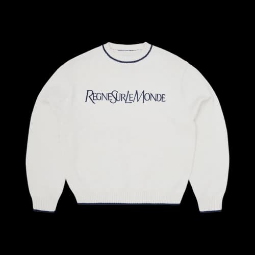 Corteiz Rslm Knit Crewneck 'Cream'