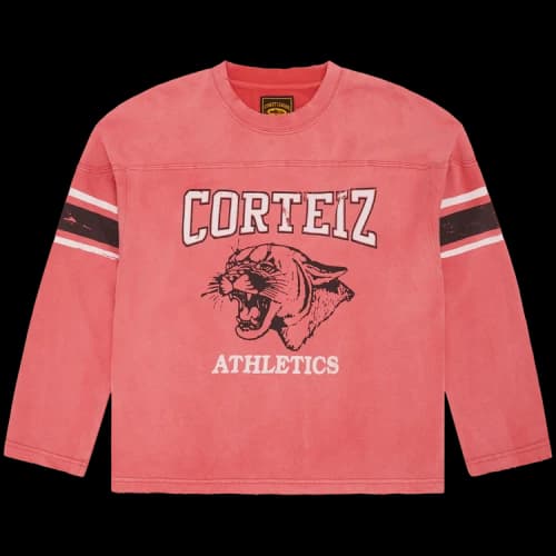 Corteiz Athletics Heavyweight Long-Sleeve Top 'Red'