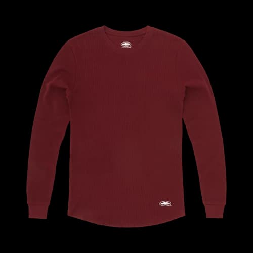 Corteiz Guerillaz Thermal Long-Sleeve Tee 'Burgundy'