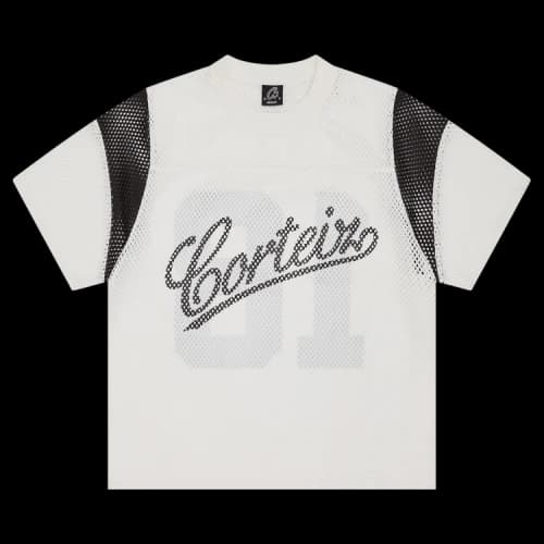 Corteiz Open Mesh Panel Jersey 'Cream'