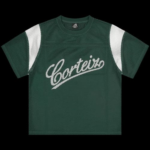 Corteiz Open Mesh Panel Jersey 'Forest Green'