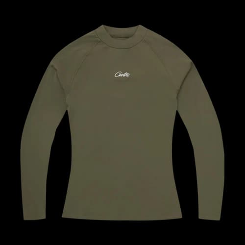 Corteiz Litework Compression Top 'Olive'