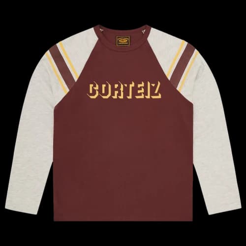 Corteiz 97 Heavyweight Raglan Long-Sleeve 'Burgundy'