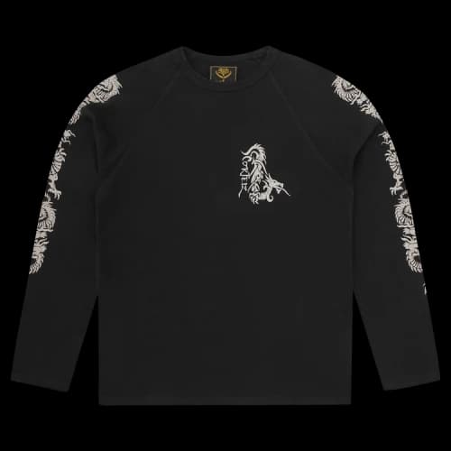 Corteiz Dragon Raglan Long-Sleeve 'Black'