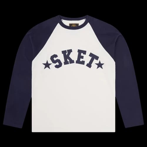 Corteiz Sket Raglan Long-Sleeve 'Navy'