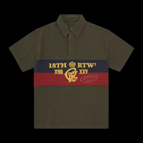 Corteiz 18th RTW Polo 'Olive'