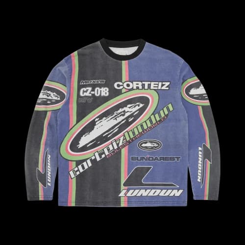 Corteiz Supercross Cotton Jersey 'Blue'
