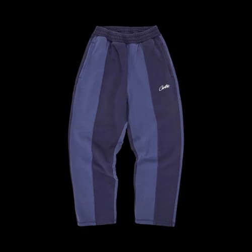 Corteiz HMP Contrast Open Hem Sweatpant 'Navy'