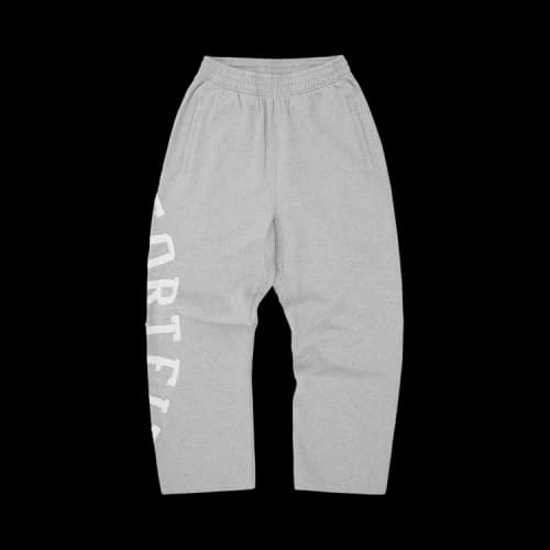 Corteiz Lundun Stitch Open Hem Sweatpant 'Heather Grey'