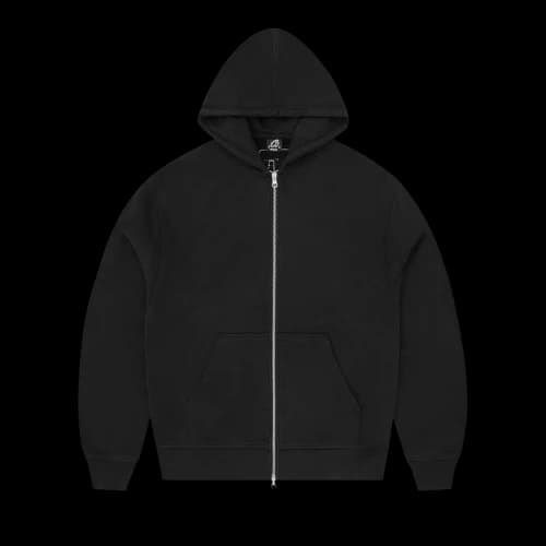 Corteiz Lundun Stitch Zip Hoodie 'Black'