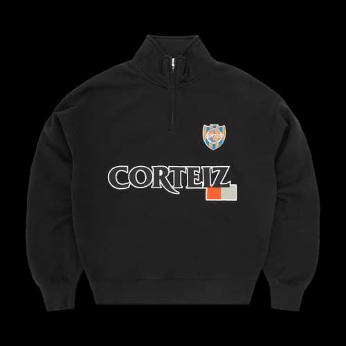Corteiz Giapponese Quarter Zip 'Black'
