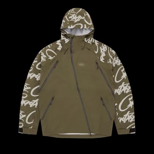 Corteiz Elitework Waterproof Shell Jacket V2 'Khaki'