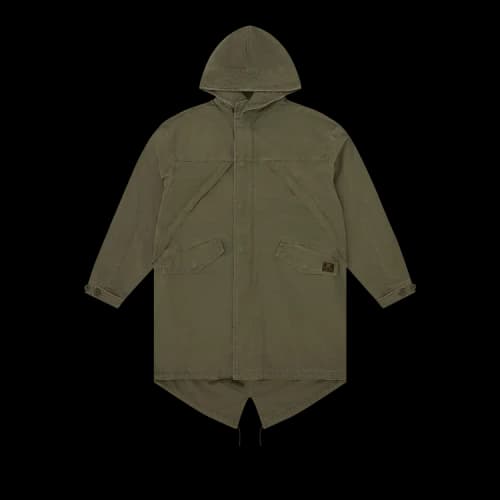 Corteiz Guerillaz Fishtail Parka 'Olive'