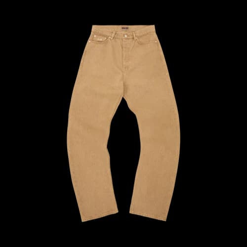 Corteiz Crest Chainstitch Baggy Jeans 'Tan'