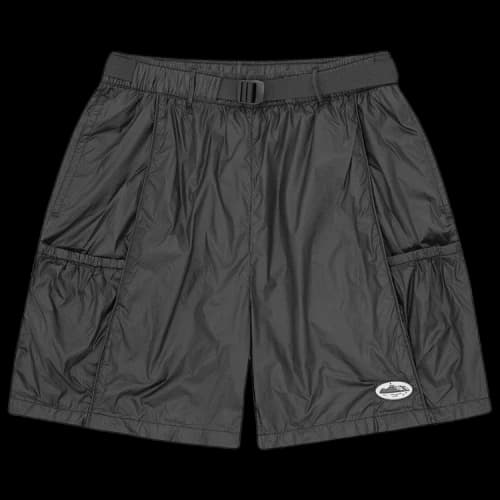 Corteiz Alcatraz Nylon Patch Shorts 'Black'