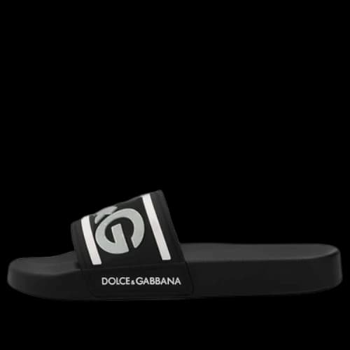 Dolce & Gabbana Logo Slides 'Black'